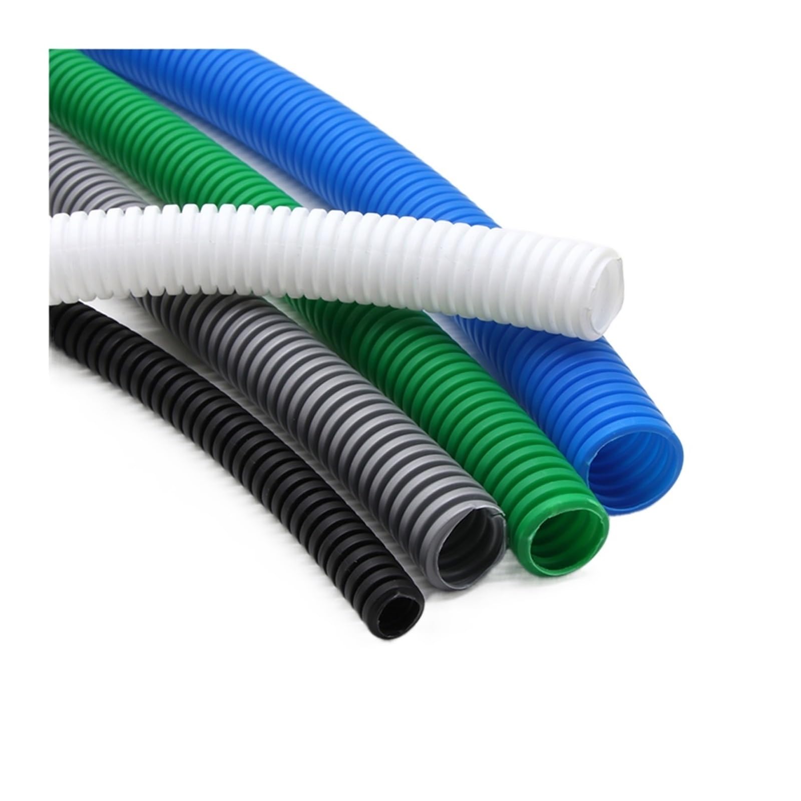 Tubo corrugato in PP nero, 10 m, 7,5 mm-34,5 mm, guaina protettiva per cablaggio AD 21,2 x ID 17 mm, perfetto per progetti elettrici