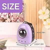 Vista 7 de Mochila de muñeca para Labubu, mini mochila llavero 2025 para disfraz de Labubu, lindas bolsas de muñeca para accesorios Labubu, Leopardo