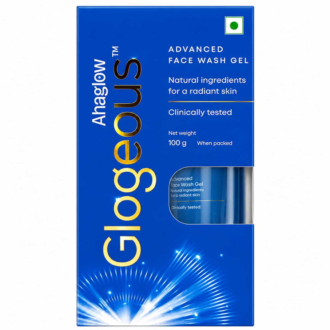 New_Glogeous Advanced Face Wash Gel | Natural Ingredients for Radiant & Fresh-Looking Skin | Gentle Daily Face Cleanser | Clinically Tested Formula | 100g-image-30
