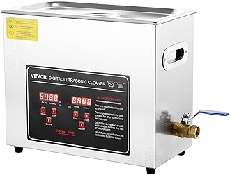 VEVOR 6L Ultrasonic Cleaner with Digital Timer & Heater, Professional Industrial Cleaner for Glasses Watch Rings Small Parts Circuit Board