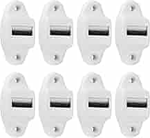 8 Guide Cinghia Per Tapparelle - Con Spazzola E Rullo, Distanza Fori 40mm - Foto 5