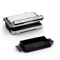 Moulinex Optigrill 4in1 XL, Griglia Elettrica, Barbecue e Forno in Unico Dispositivo, Pasto Completo, Capacità 6-8 Persone, Indicatore di Cottura, 12 Programmi Automatici, Piastre Antiaderenti, GI784D