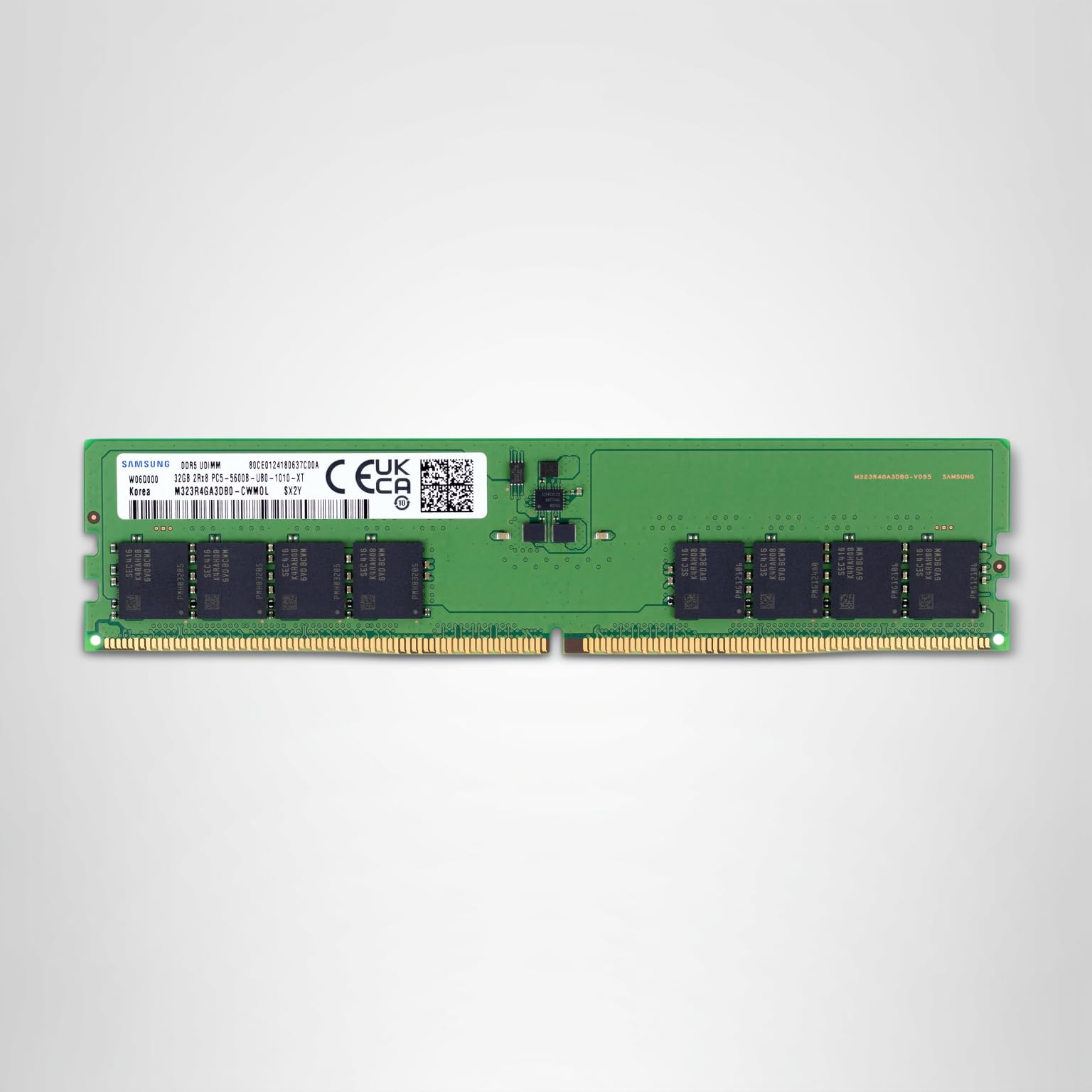 Samsung 32GB DDR5 5600MHz PC5-44800 CL46 UDIMM 2Rx8 Dual Rank 1.1V