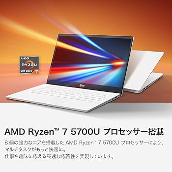 Windowsノート本体 LG UltraPC AMD Ryzen 7 4700U 980g Amazon.co.jp: LG ノートパソコン Ultra PC 980g/バッテリー最大
