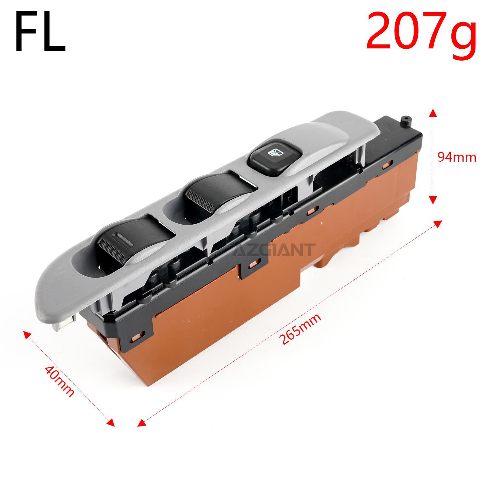 Ventana delantera izquierda de cristal 0 + 14 pines Master Switch Kits para Mitsubishi 2007-2015 Fuso Canter FM FV Truck