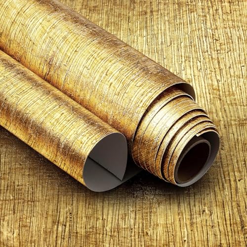 Very Berry Sticker Gold Peel and Stick Wallpaper (24" x 118", 2 Pack)