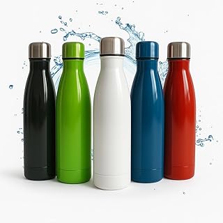 Garrafa De Água Portatil Inox Térmica Squeeze Com Camada Dupla Para Academia Esporte 500 ML Quente Frio UTIMAIS+ (Azul)