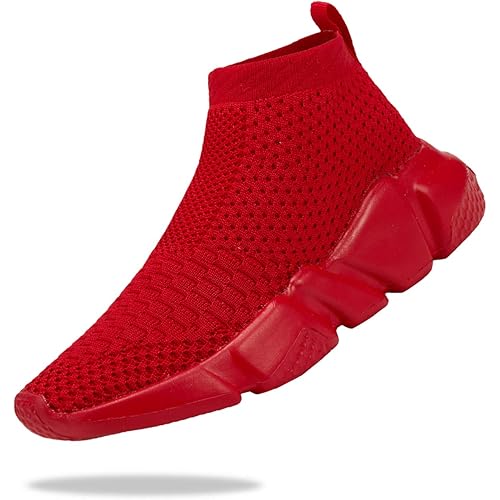 Santiro Boys Shoes Girls Sock Shoes Breathable Knit Slip On Shoes