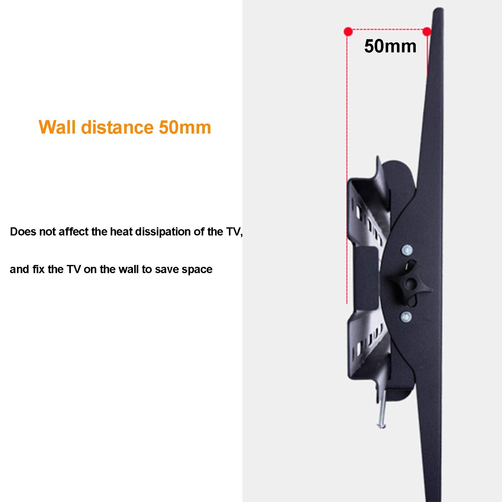 LIU- Soporte De Pared Inclinable for TV, for La Mayoría De Las Pantallas LED De TV LCD De 32-70 Pulgadas, Soporta hasta 70 Kg, VESA Máximo 400X400MM