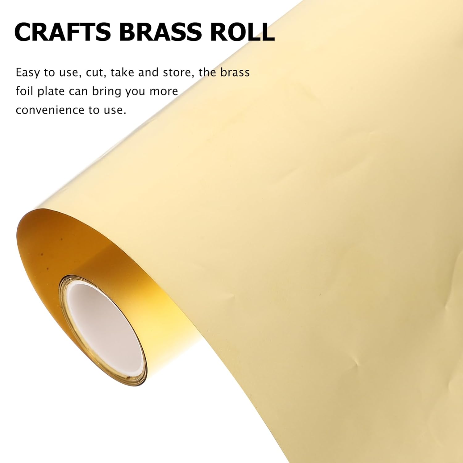 ULTECHNOVO Brass Foil Sheet High Hardness Thin Brass Plate for Crafting DIY Projects and Electrical Repairs