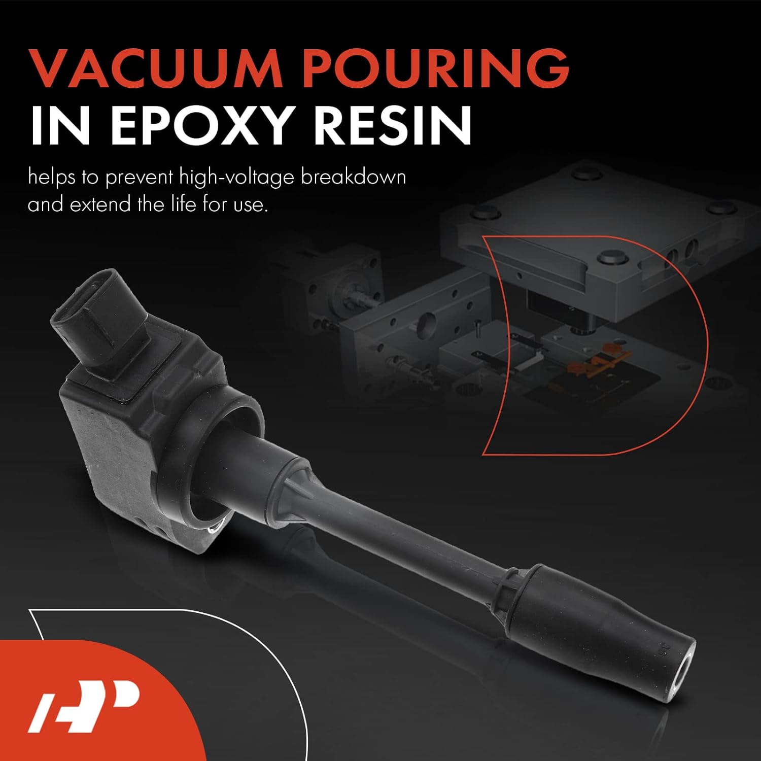 A-Premium 4PCS Ignition Coil Packs Compatible with Toyota & Lexus Vehicles - L4 2.0L 2.5L - Camry Hybrid 2018-2020, RAV4 Hybrid 2019 2021, Highlander 2020-2021, Avalon 2019-2021, ES300h 2019-2020