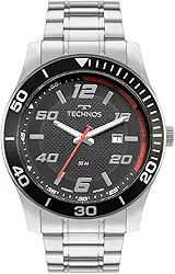 Relógio Technos Masculino Racer Prata - 2115TWC/1P 2115TWC/1P