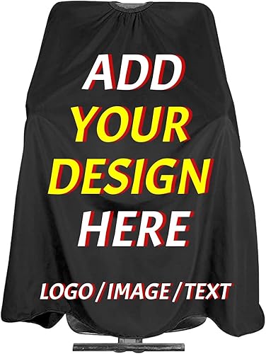 daodao Capa de peluquería personalizada Capas personalizadas para corte de cabello, capa de peluquería profesional personalizada para hombres,