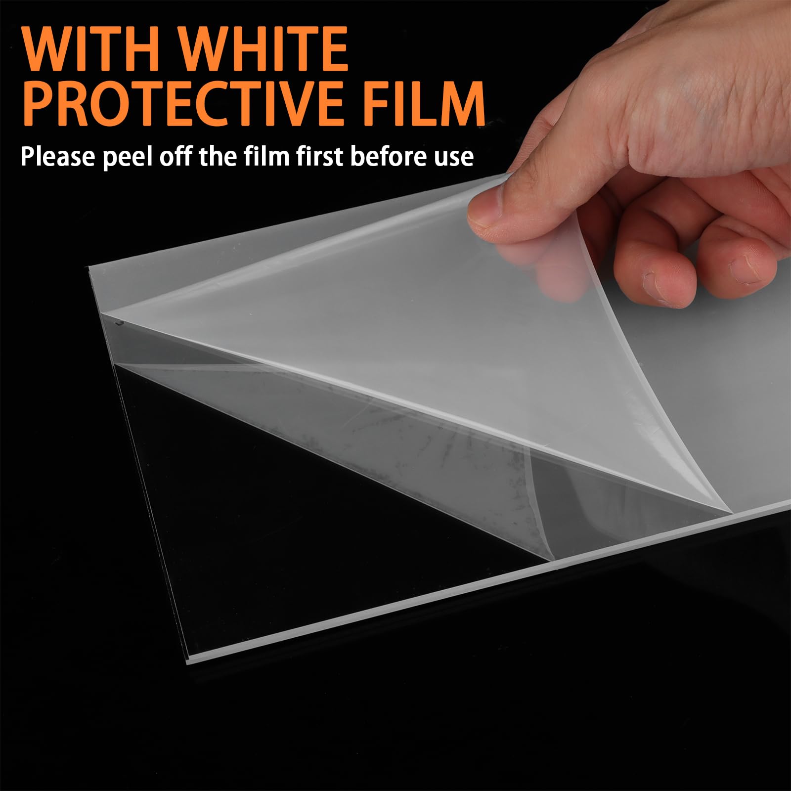 Lot de 5 Présentoirs Table A5 Élégants, Porte Affiche A5 Bois et Acrylique Haute Transparence, Support de Signalétique Double Face pour Commerce et Événements