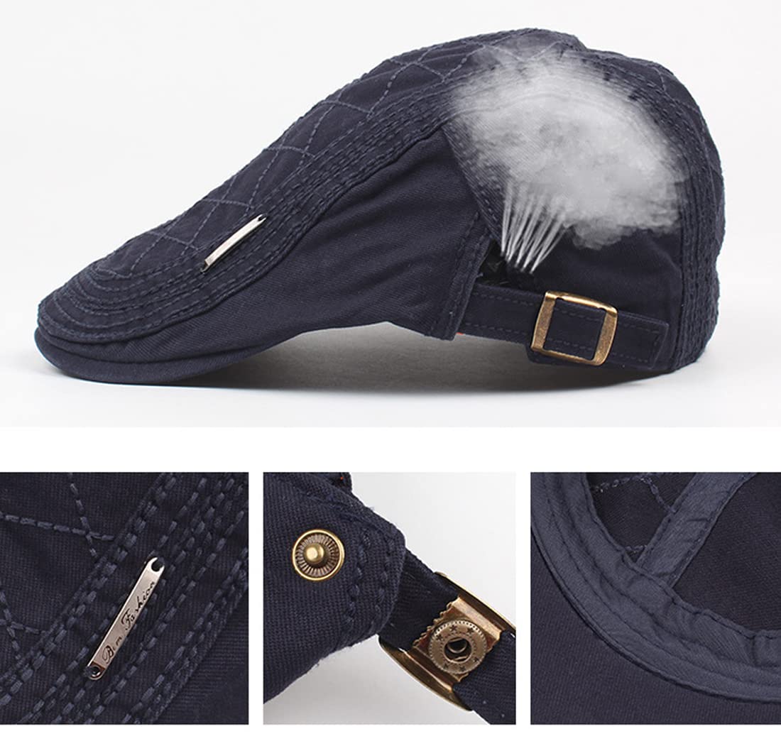 Kuyou Czapka sportowa Newsboy Flat Cap Gatsby czapka z daszkiem