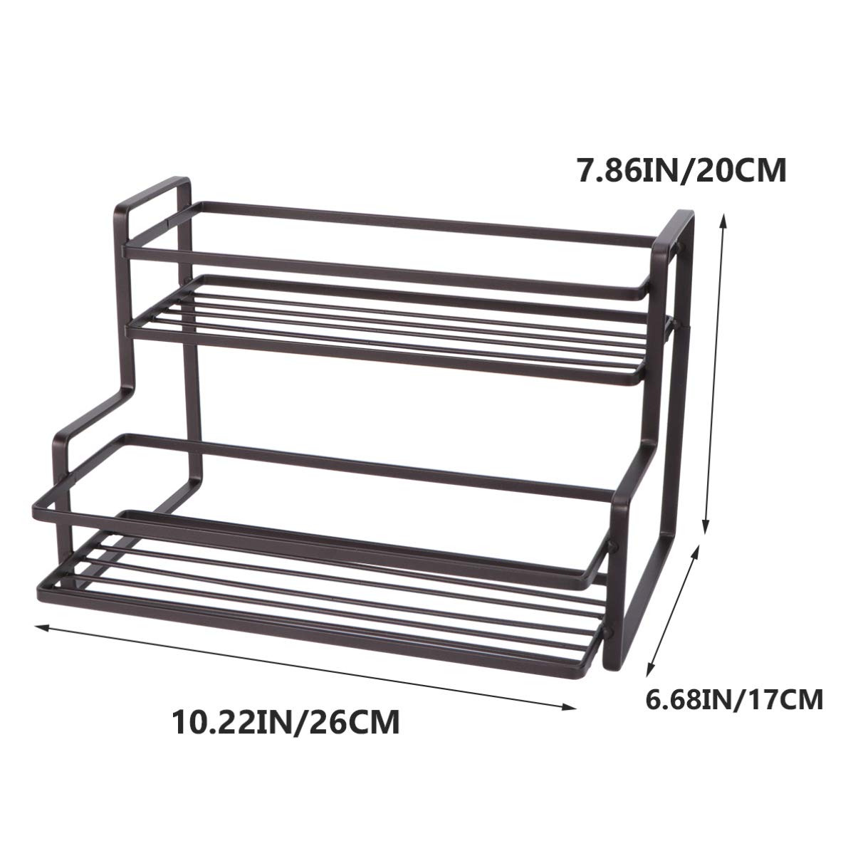 Cabilock Étagère De Rangement Gain De Place Porte-épices Organisateur De Petits Objets Pour Cuisine Étagère Pour Ustensiles De Rangement