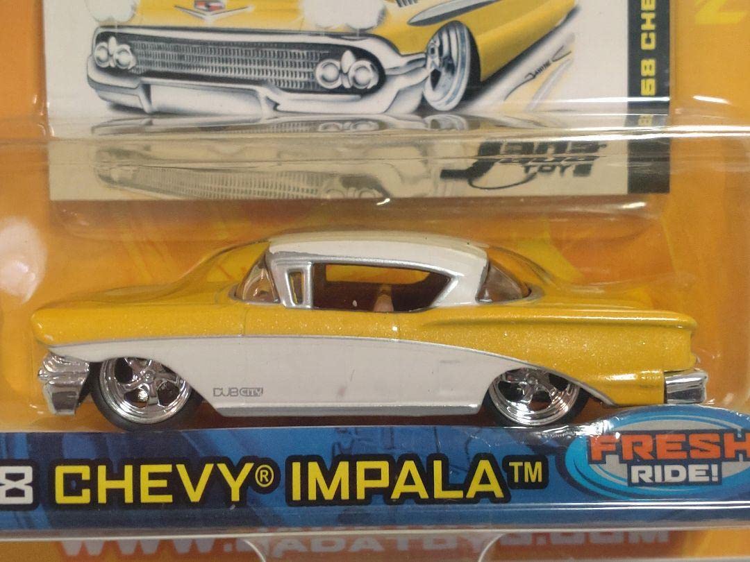 Amazon.co.jp: jadatoys '58 Chevy impala ツートン : おもちゃ