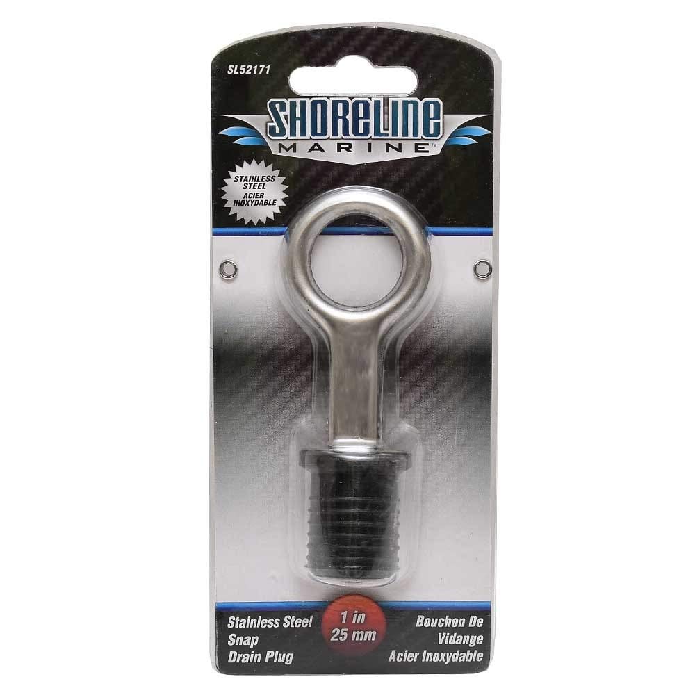 Stainless Steel Boat Drain Plug - 1 Inch Marine Snap Plug For Transom Tubes