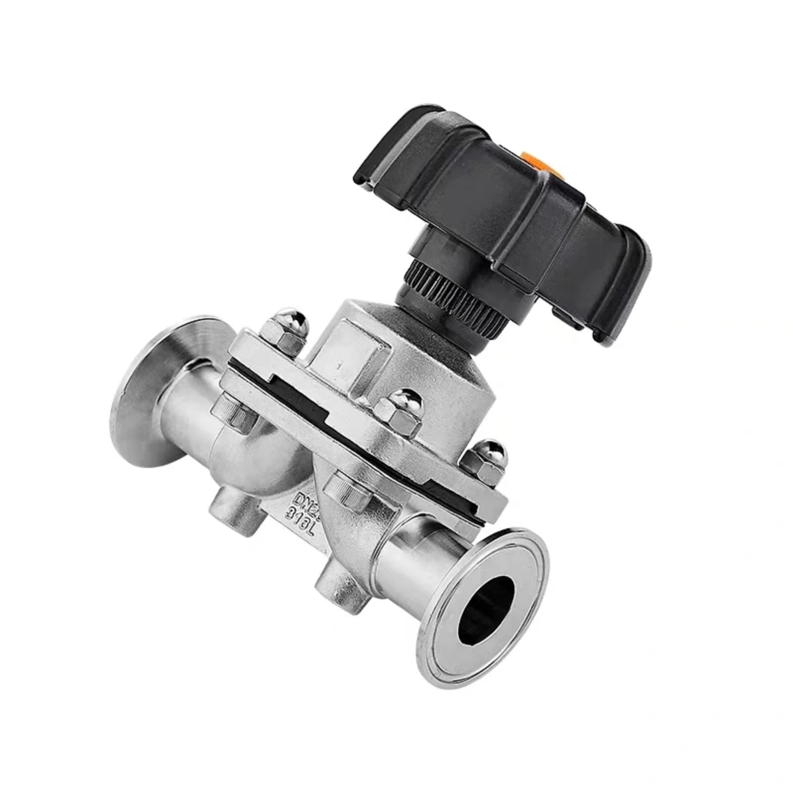1 pcs Válvula de diafragma Tri-Clamp 32mm Acero inoxidable 316L(32mm)