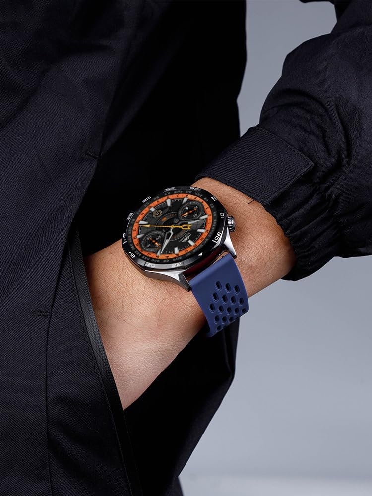 Bracelet de montre magnétique 18 mm, 19 mm, 20 mm, 22 mm, en silicone respirant, pour homme et femme