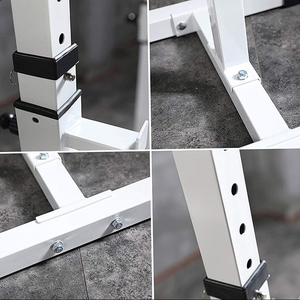 Squat Rack multifunzionale regolabile bilanciere rack per fitness, include Split Squat e Bench Press Caratteristiche