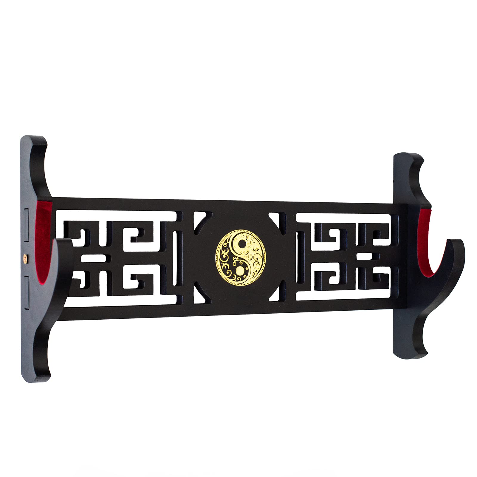 FOXSMZZ Sword Holder Japanese Velvet Padded Katana Stand Samurai ...