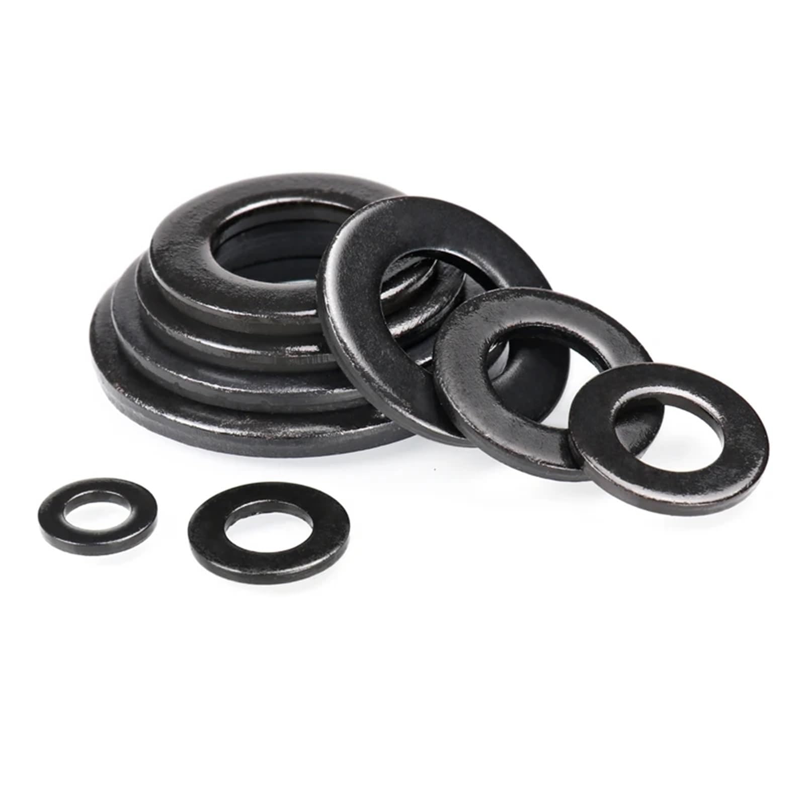 arandelas planas de acero al carbono, Junta plana de acero al carbono de grado 8.8, M2-M45(M10x30x2.5 x10pcs)