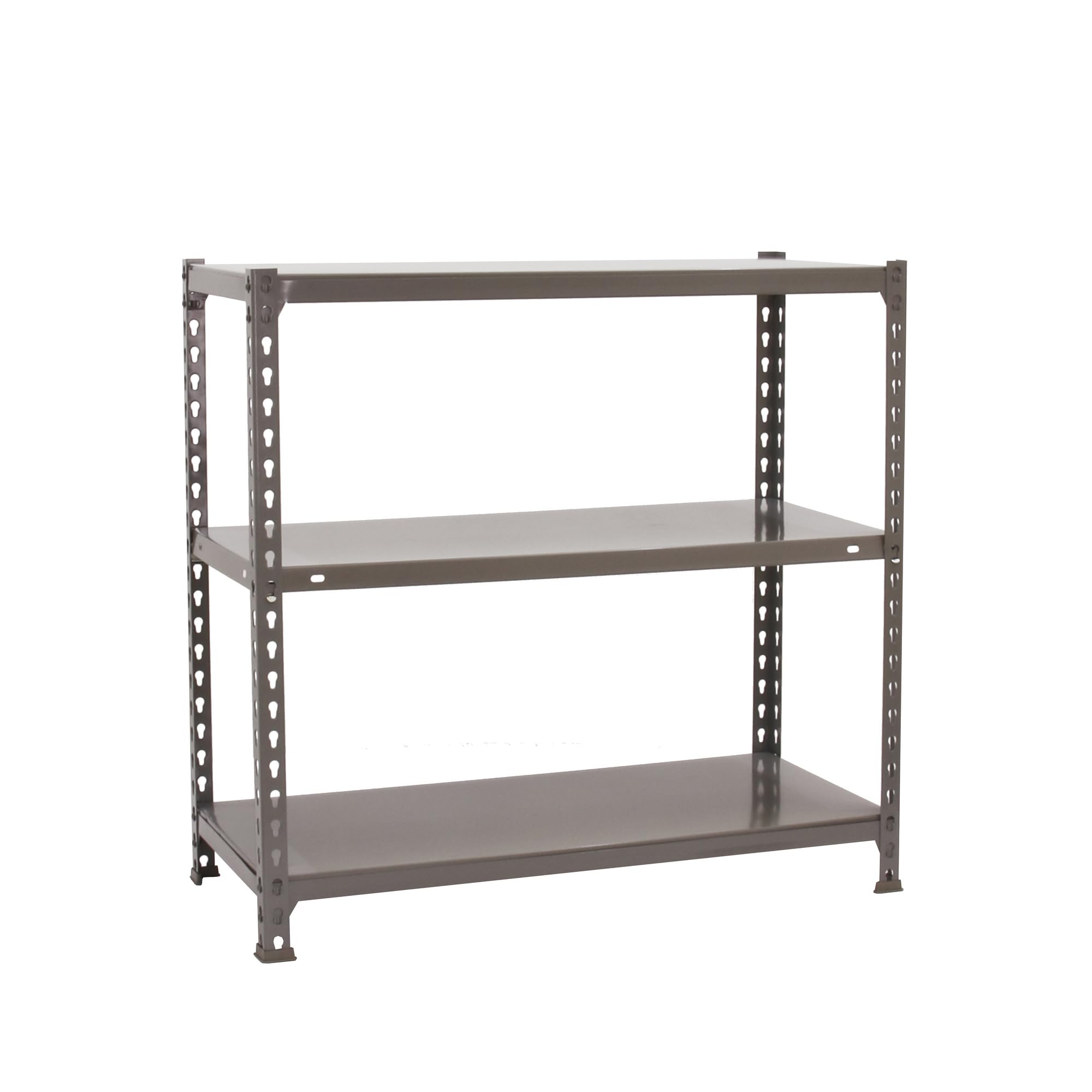 Simon Rack Regał metalowy 900x1100x400 mm, 3 półek, nośność 60 kg na półkę, regał magazynowy i garażowy, stabilna konstrukcja, łatwy montaż, kolor Szare – Simon Classic
