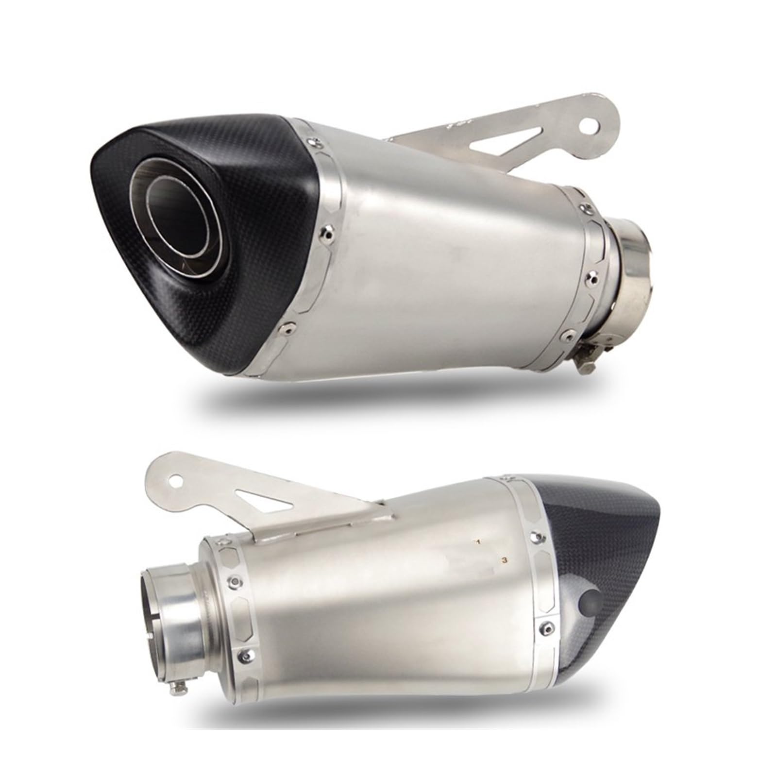 MotoTerminale Scarico Silenziatore tubo di coda silenziatore CRF230F CRF150F tubo di scarico universale per moto Cafe Racer Scarico omologato