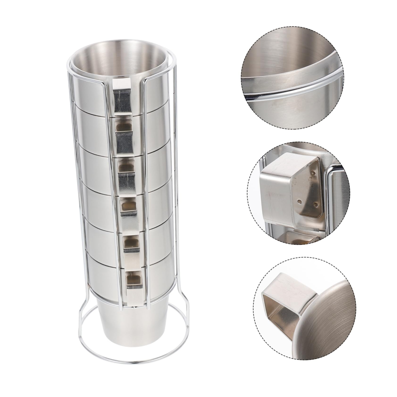 Doppelwandige Edelstahlbecher Satz 6er Kaffeebecher Mit Isolierung Für Outdoor Und Camping