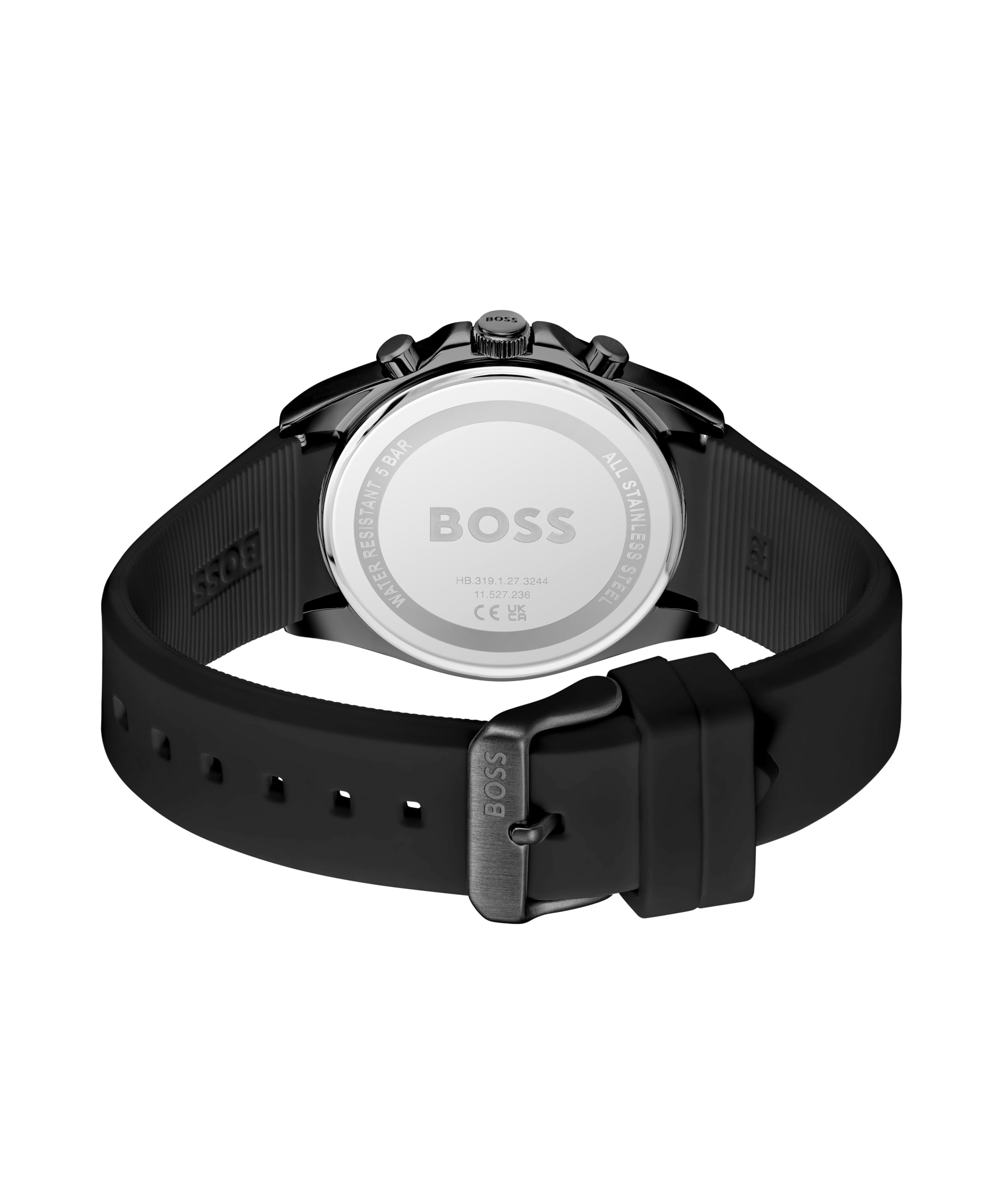 BOSS Chronograph Quarz Uhr für Herren Kollektion Strike Chrono mit Edelstahl- oder Silikonband