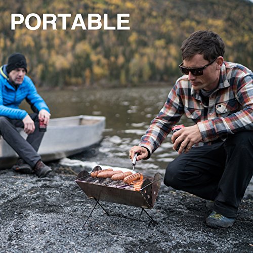 UCO Flatpack Portable Stainless Steel Grill and Fire Pit - Thumbnail 6