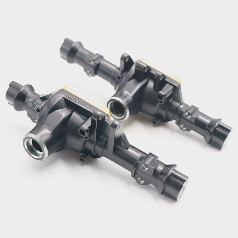One-Day Sale: Up to 80% Off KYX Racing Metal Front & Rear Axle Housing Axle Shell w/Black Cover for 1/10 RC Crawler TRX-4