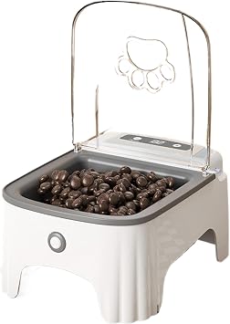 Pet Food Bowl, Sensor Cat Feeder, Cat Food Dispenser, Smart Pet Feeder, Type-C Charging Automatic Feeder, Battery-Powered Dispense with Timer, Dry Pet Bowl for Cat & Dog