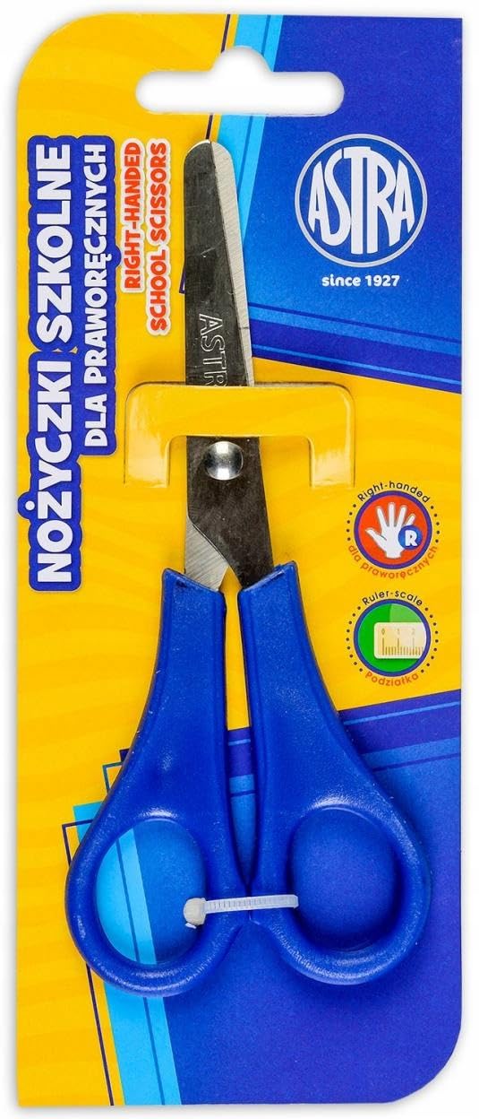 Astra 13cm right-handed school scissors