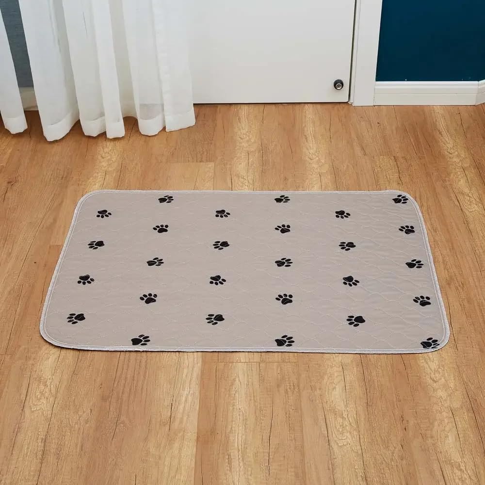 Reusable Waterproof Dog Pee Pad Large Washable Puppy Training Mat, Fast Absorbing & Leakproof Whelping Pad (2) Pack