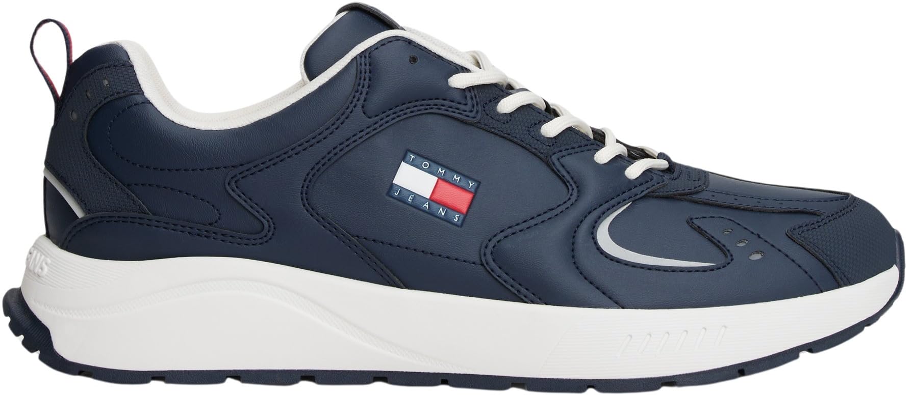 Tommy Jeans Tjm Runner Leather Em0em01621 Basso TopUomo