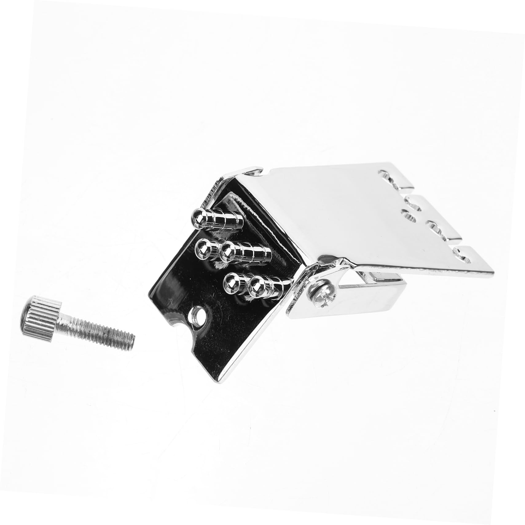 ibasenice 3stücke Metal Banjo Tailpiece Saiten-banjo Robuste Chromkonstruktion Installieren Verbessert Spielbarkeit Perfektes Zubehör Für Musiker