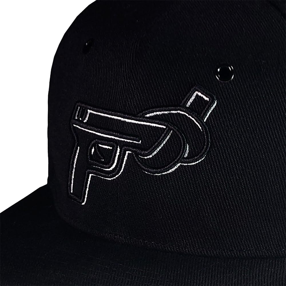 Nebelkind Gorra-Snapback Cap Disarmed Negro, Hombre Mujer Unisex, Talla Unica, tamaño Ajustable, Gorra de béisbol Moda, Estilo Streetwear, Gorras de béisbol con Visera Recta