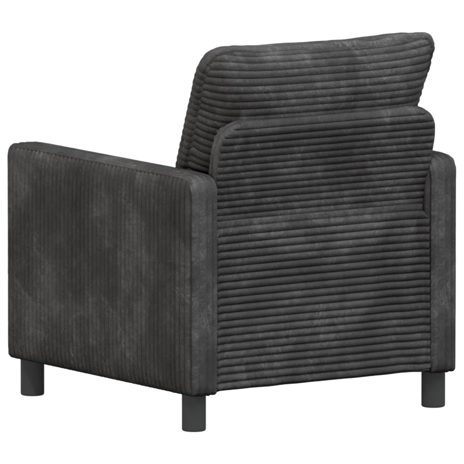 Sofá gris oscuro 76 x 81 x 87,5 cm poliéster