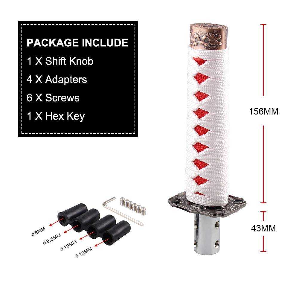 RYANSTAR Universal Gear Shift Knob Sword Shift Knobs Katana - View #7