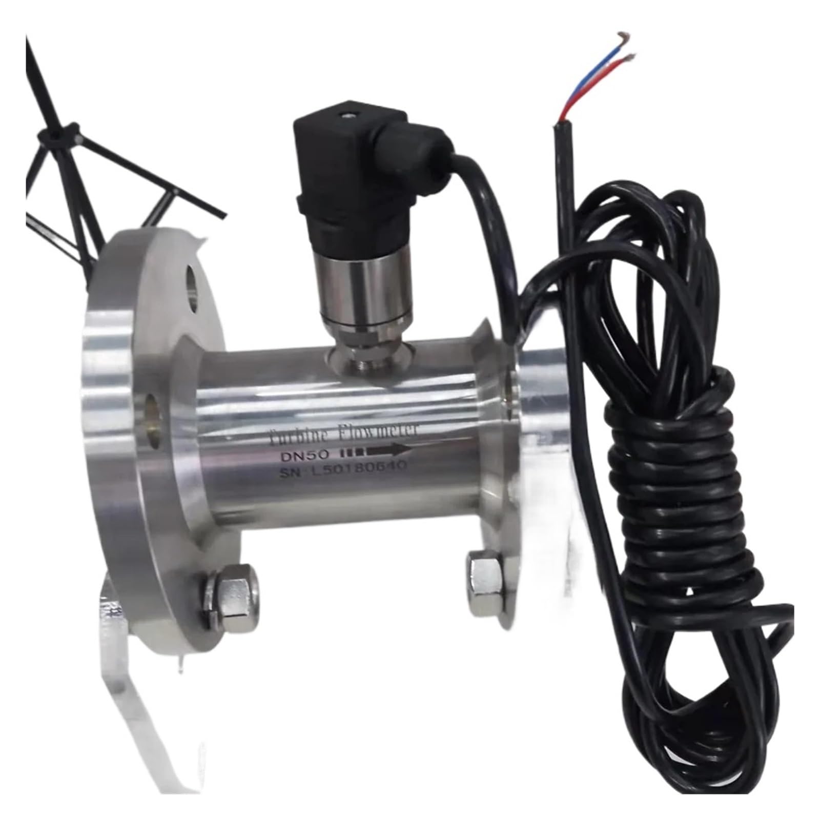 BALYDLUL Temperature 180 Degree Liquid Turbine Flowmeter 4-20mA(DN50)