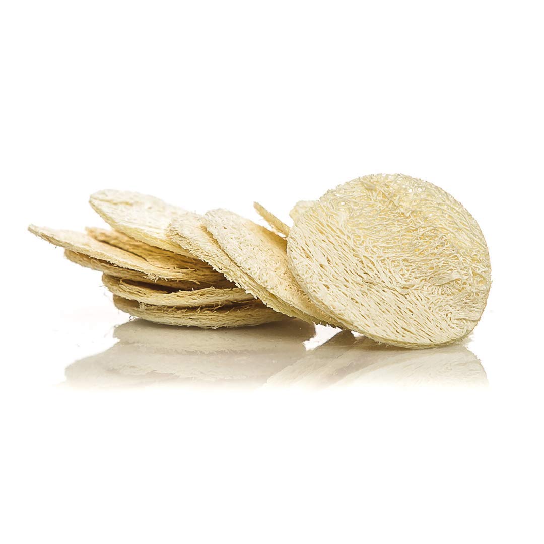 Discos de Loofah Natural (paquete de 5 discos)