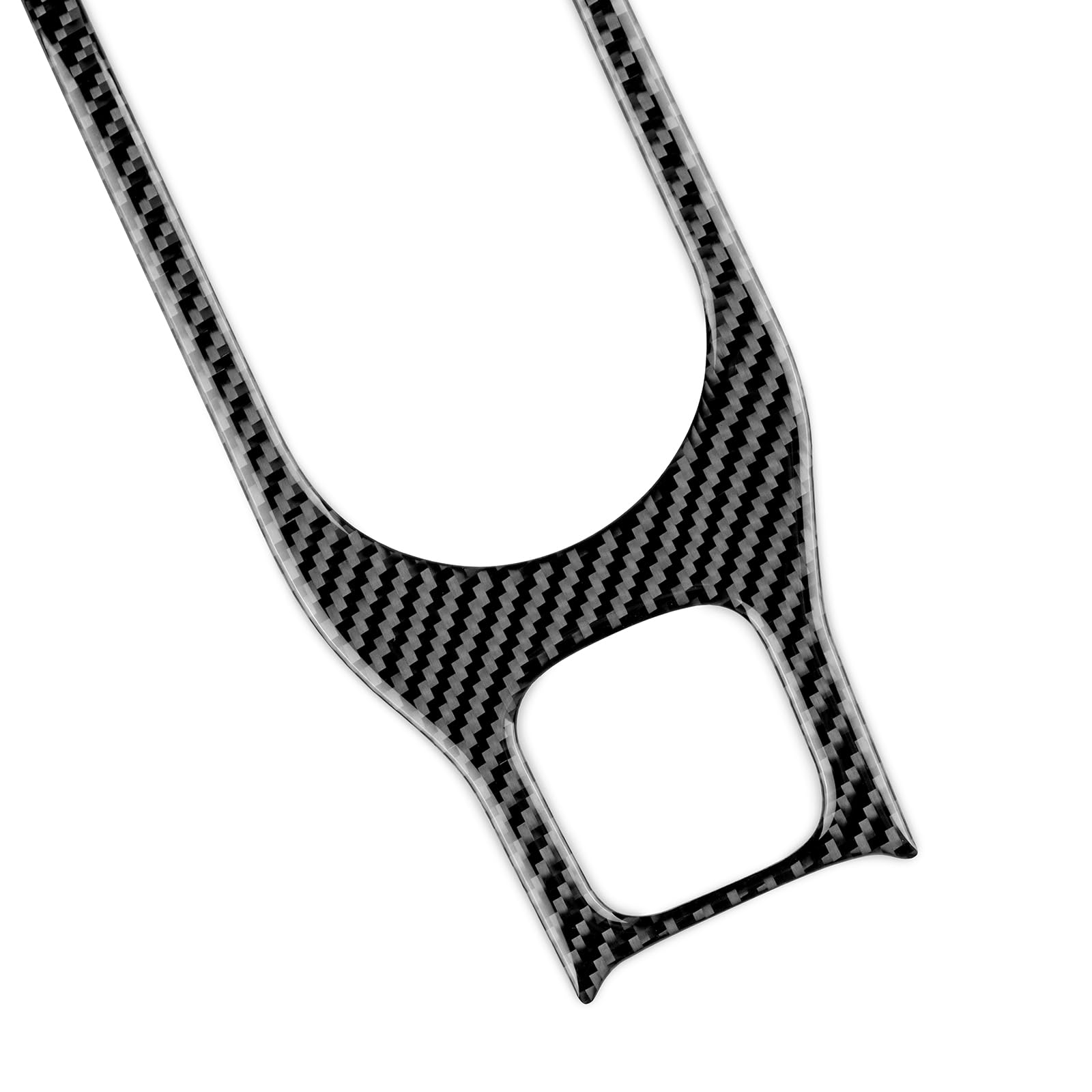 KUNGKIC Fibra de carbono Coche Taza Agua Marco Portavasos Panel Adhesivo Interior Decorativo Compatible con Toyota Corolla 2019 2020 2021 2022 Accesorios Negro