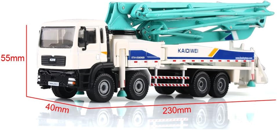 Amazon 車模型 コンクリートポンプ車 重機 ポンプ車 高品質 1 55 スケール 合金製 モデルカー 工事車 子供 おもちゃ プレゼント 建築模型 教育 写真に 建設車両 おもちゃ