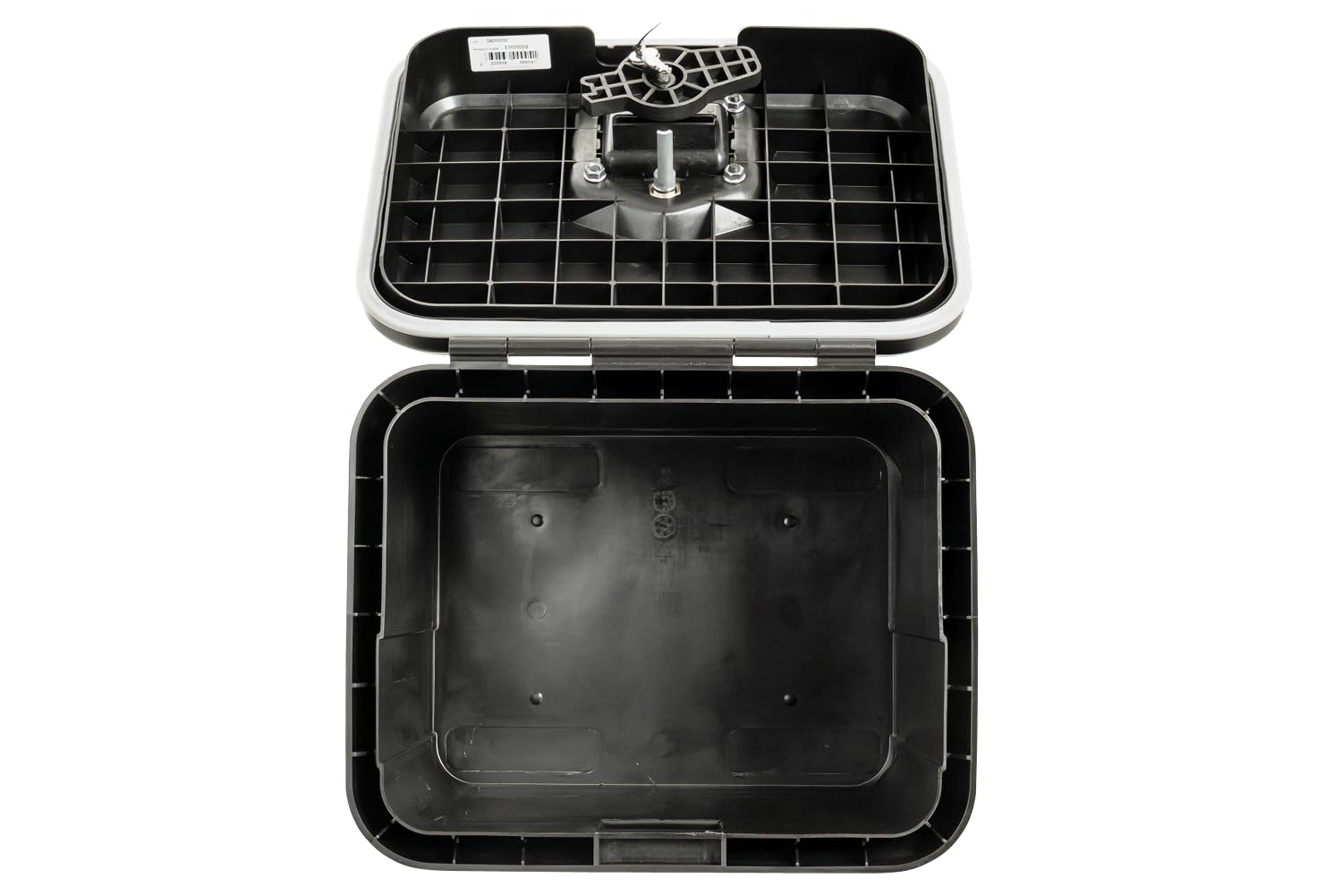 DAKEN 81000 WELVET Caja de herramientas para camión 410 x 348 x 340 mm capacidad 28,8 l cajón estanco para remolques LKW y vehículos pesados de polipropileno color negro