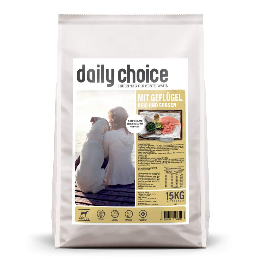 Geflügel | Trockenfutter mit natürlichen Zutaten und wertvollen Superfoods für ausgewachsene Hunde. Alleinfutter ohne Zusatzstoffe im Beutel | 30kg Geflügel