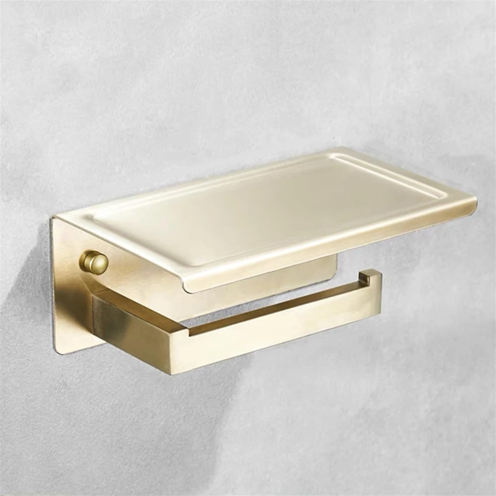 Porta Scottex Cucina Porta fazzoletti nero/argento Acciaio inossidabile 304 Hotel Rotolo di carta for uso domestico Gancio Portaoggetti asciugamani igienica for bagno(Brushed Gold)