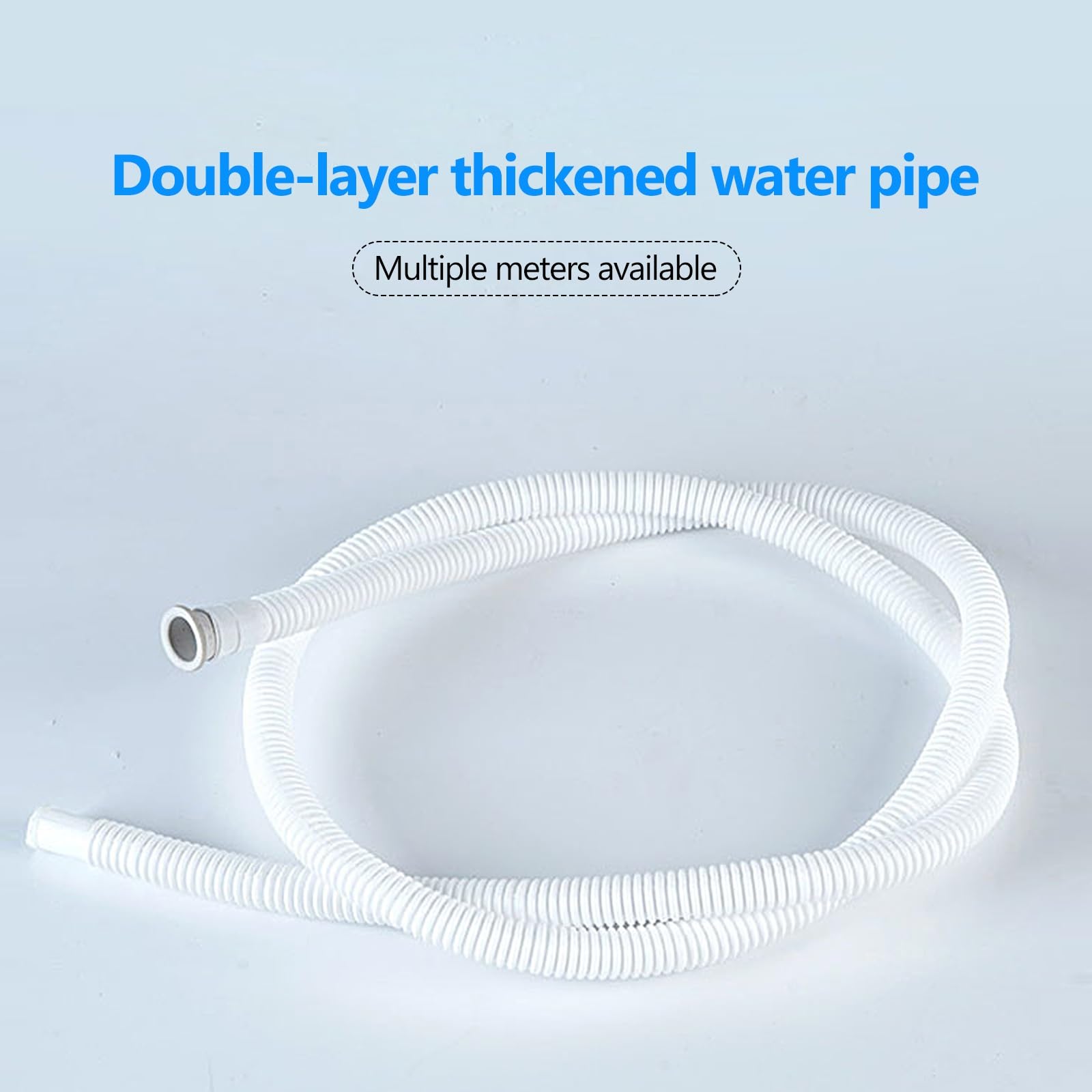 PP5 Bandeja plástica del Drenaje del Agua del condensado de la Bandeja del Agua de los acondicionadores de Aire,Kit de Manguera de Drenaje de Aire Acondicionado con cojín de Goteo de CA(1-2P 2m)