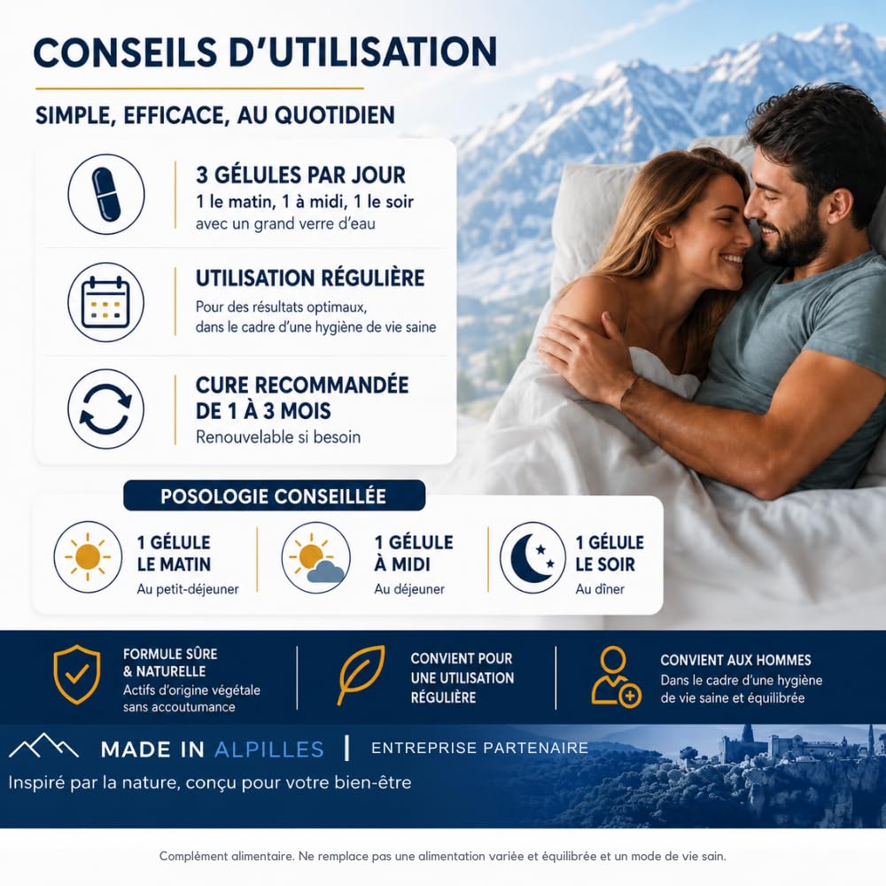 Flux Sanguin et Libido - Nat'Erect® L'ÉRECTION NATURELLE | Dosage ENOSTIM identique à l'étude Clinique